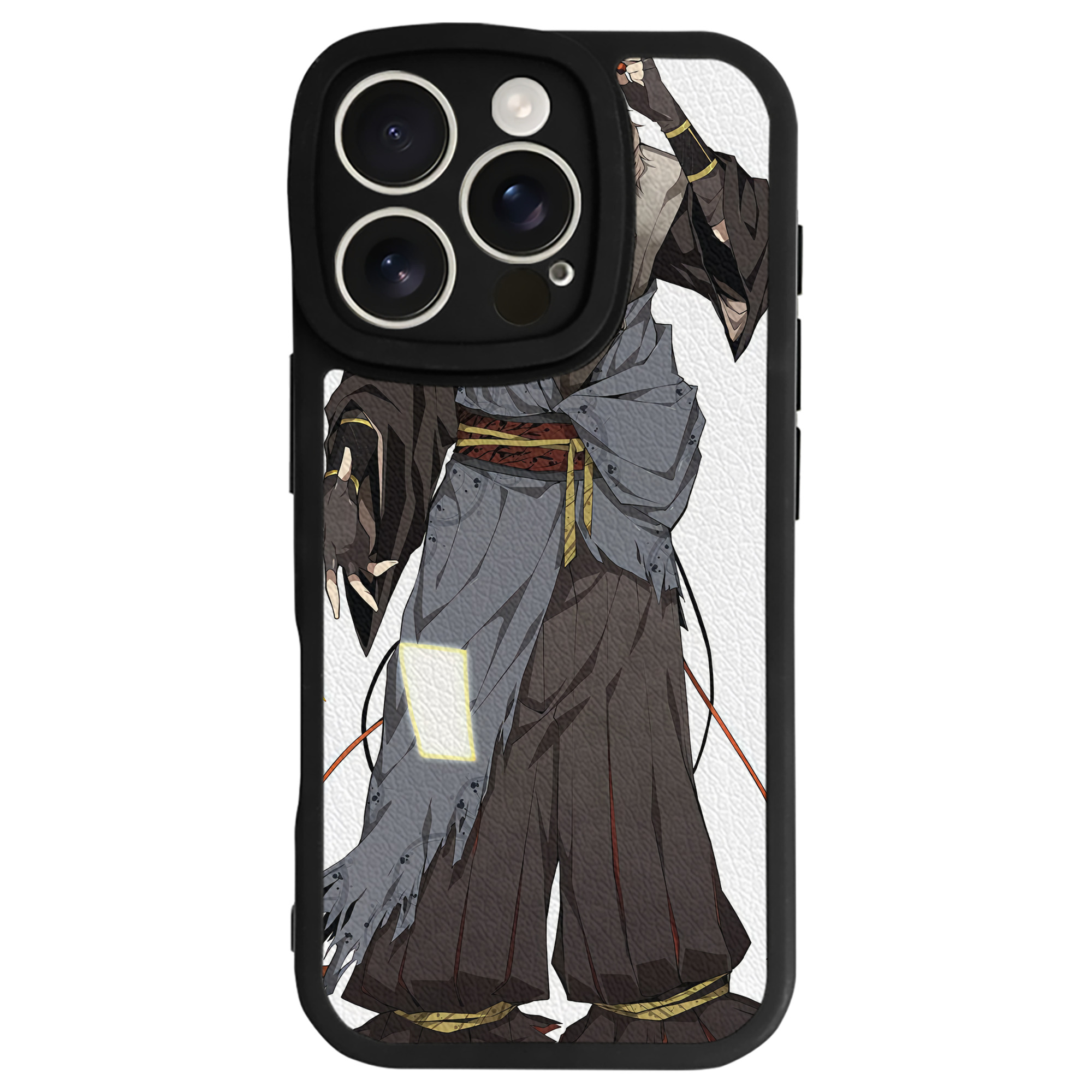 （画像用） 文豪ストレイドッグス Bungo Stray Dogs 【iPhone 16シリーズ対応】シリコンスマホケース（レザー調） 材質：シリコン